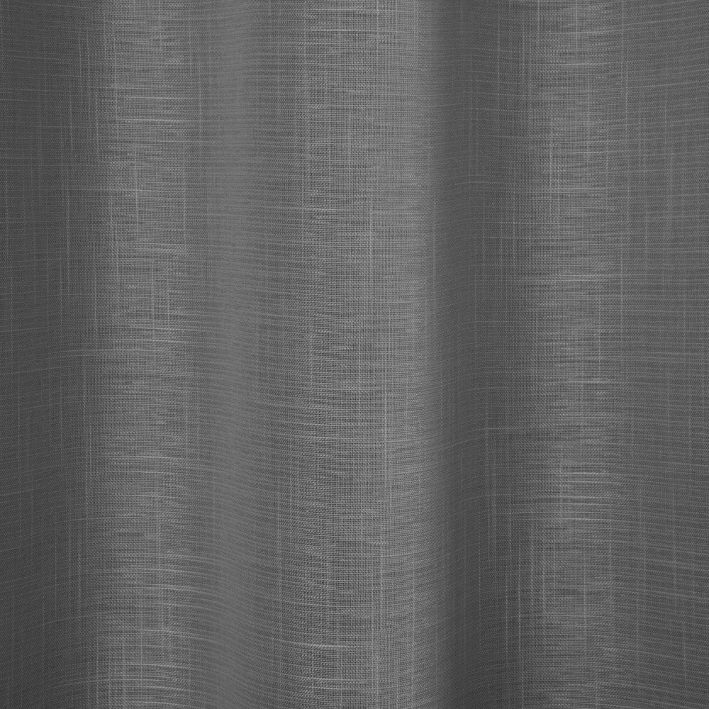 Cortina Voil Gaze de Linho com Forro Tecido Blackout 2,70x1,80m para Varão 2M Grécia Prata