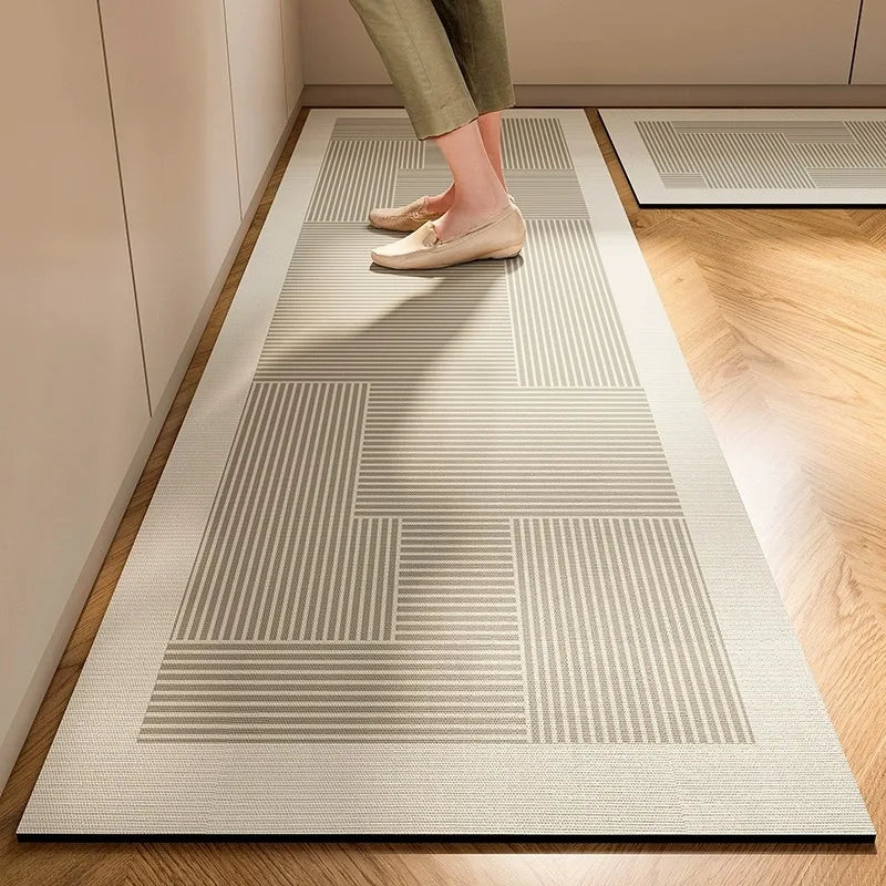 Tapete de Cozinha Estilo Japonês Absorção Rápida - 3