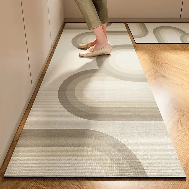 Tapete de Cozinha Estilo Japonês Absorção Rápida - 5