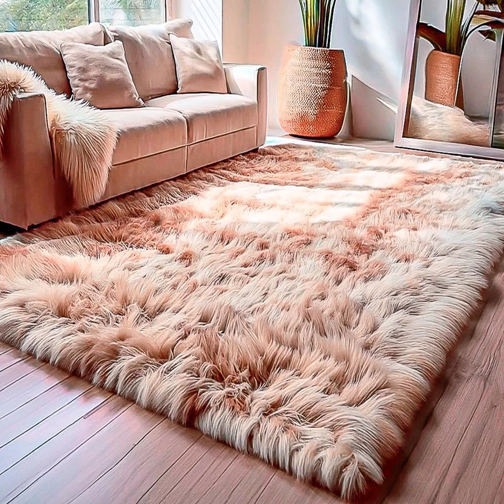 Tapete Felpudo Pelo Alto 4cm Decorativo - 5