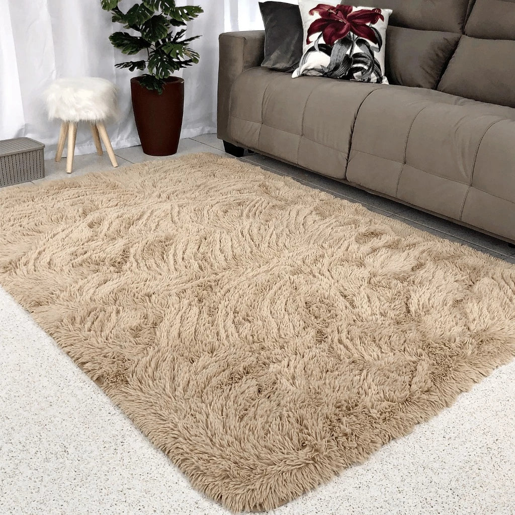Tapete Felpudo Pelo Alto 4cm Decorativo - 6