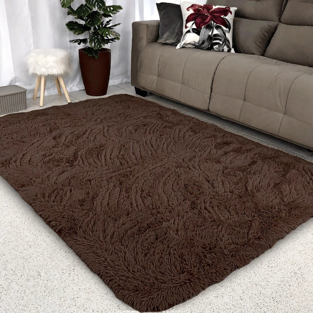 Tapete Felpudo Pelo Alto 4cm Decorativo - 9