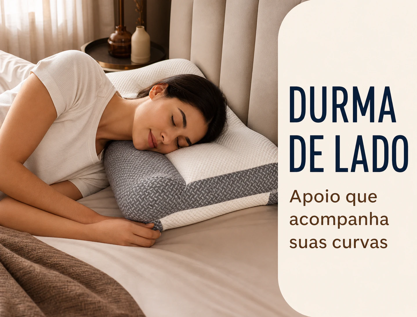 Travesseiro Ergonômico Cervical Espuma - imagem 2