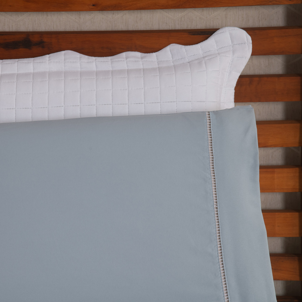 Kit Cama Posta Queen Vitória 8 Peças Dublin/Branco/Verde - 7