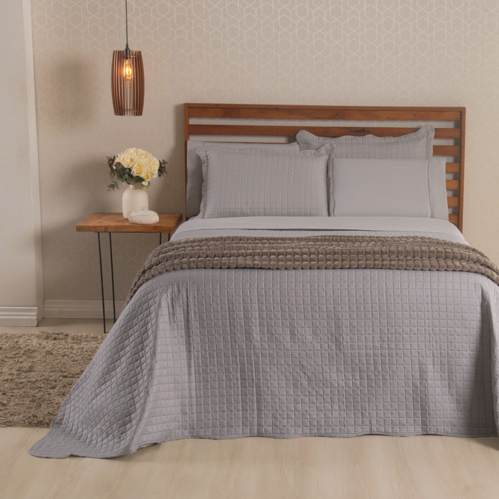 Kit Cama Posta Queen Vitória 8 Peças Fendi/Bege - 5